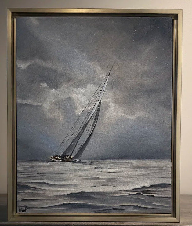 Beam Reaching | Original Oil Painting by Brenda Henriquez (2025)