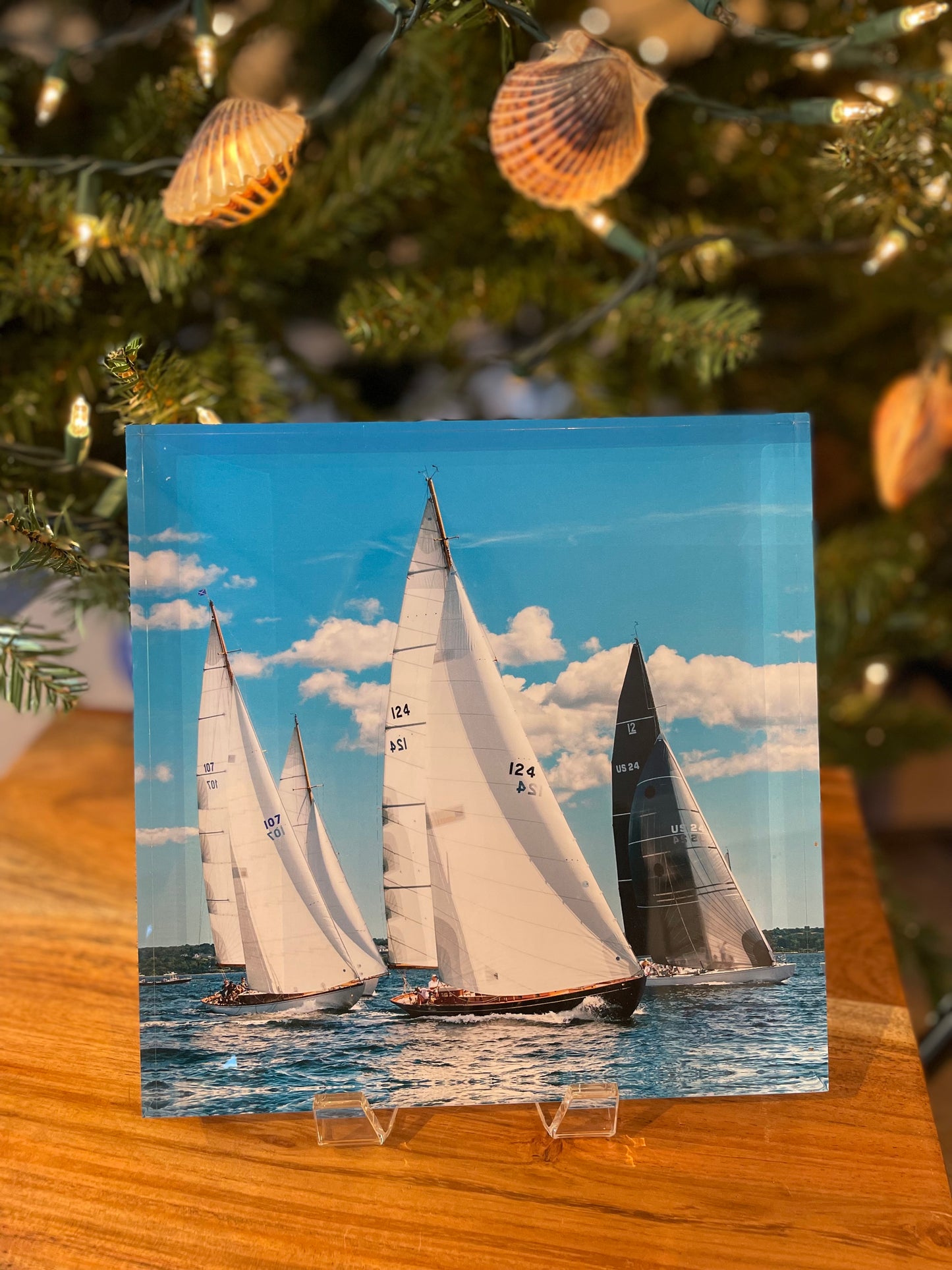 Newport Yacht Regatta: Acrylic Block