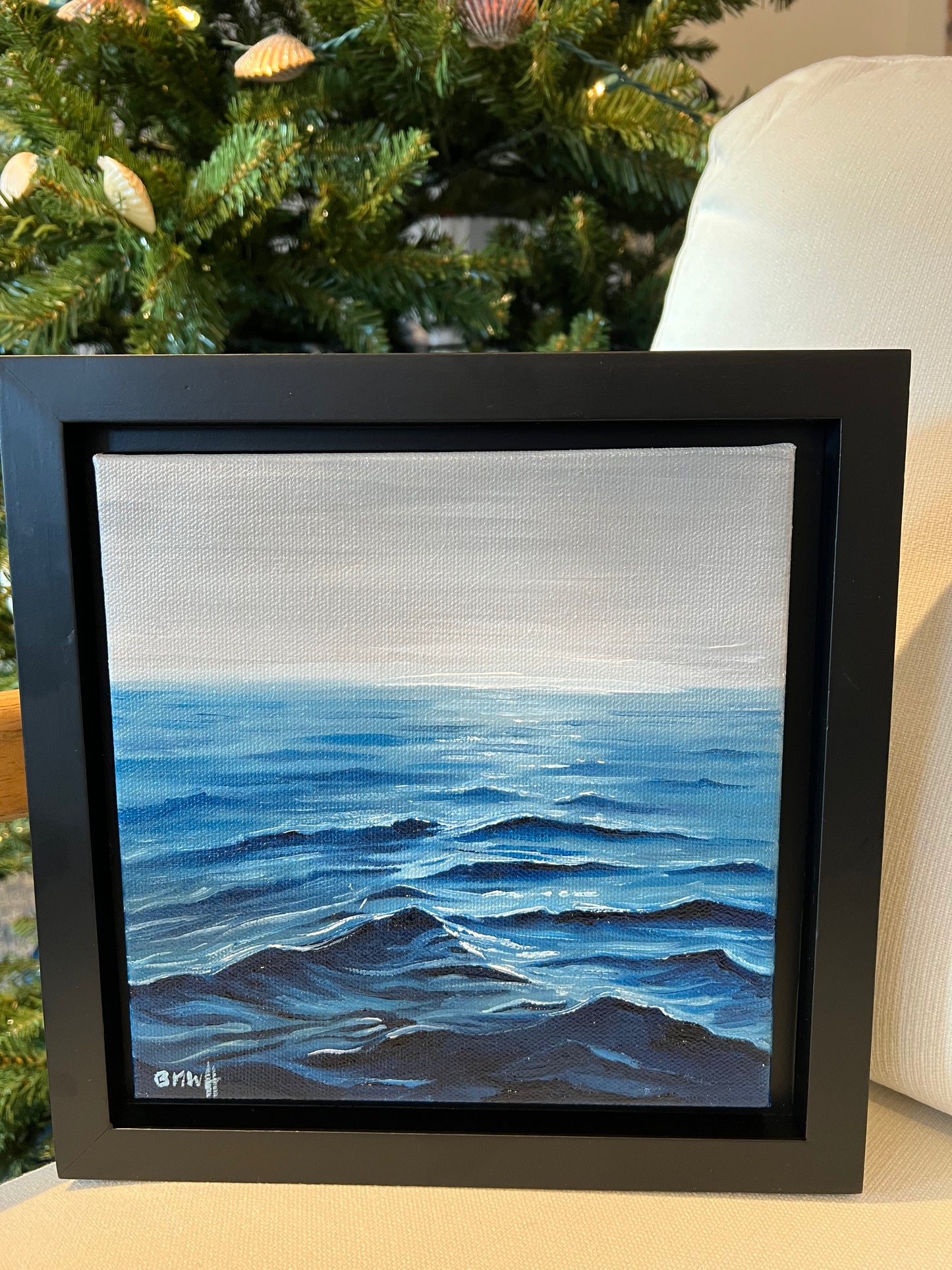 Uncharted // Framed 8x8" Original Oil by Brenda Henriquez