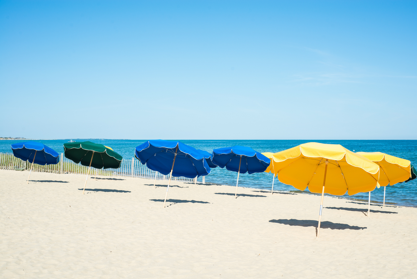 Cliffside Beach Umbrellas I, No. 1003