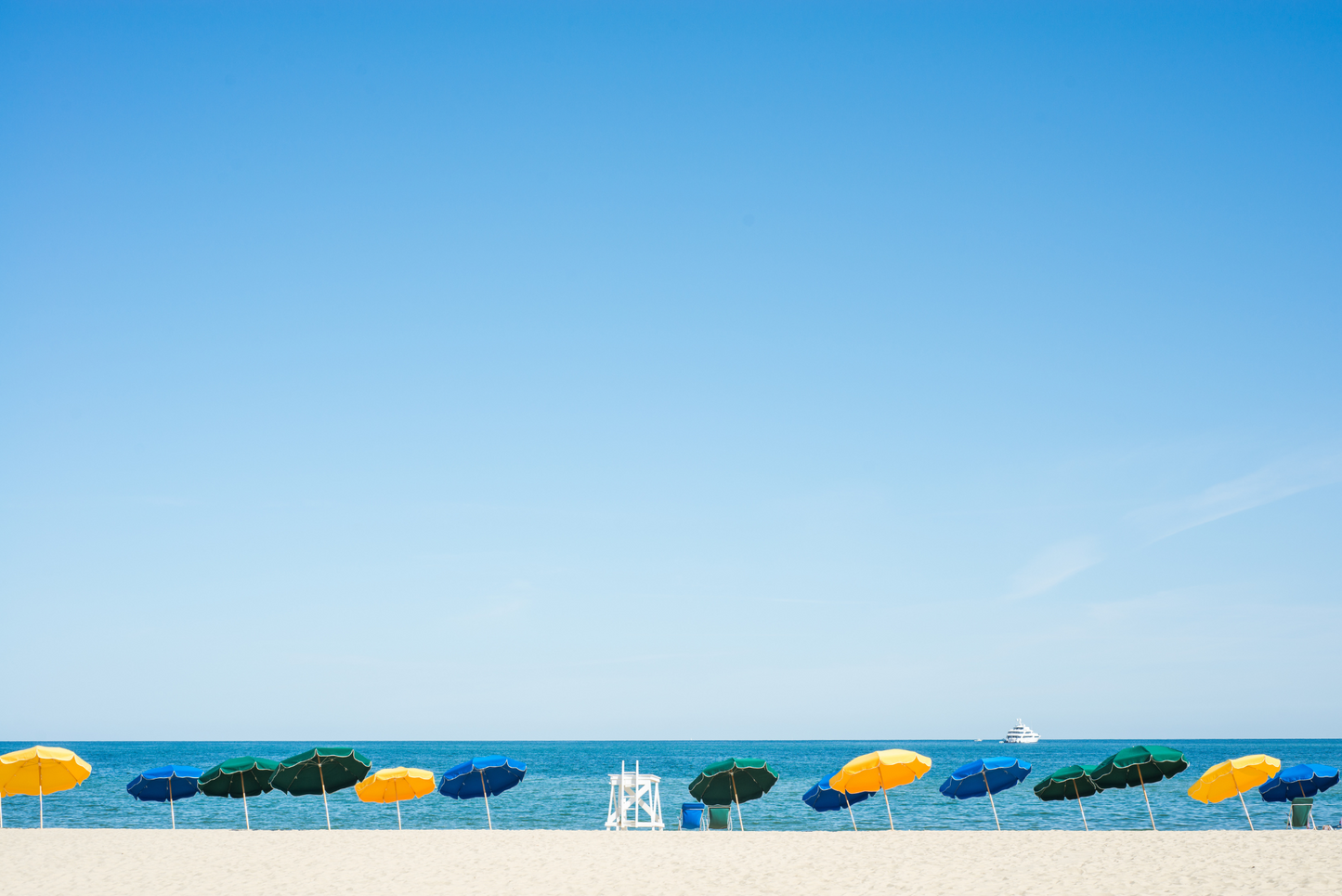 Cliffside Beach Umbrellas II, No. 1003