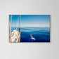 Offshore Swimming: Framed 30x45" Satin Metal Print