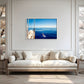Offshore Swimming: Framed 30x45" Satin Metal Print