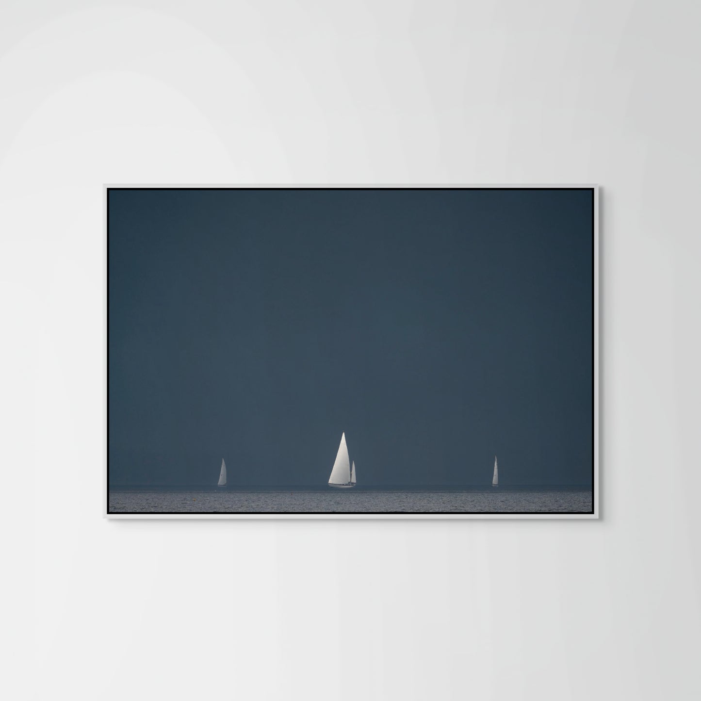 Racing Shadows: Framed Limited Edition 30x45" Satin Metal Print