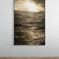 North Atlantic Cold Front: Framed 45x30" Satin Metal Print