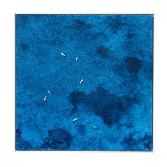Big Deep Blue | Canvas Fine Art Print by Meg Sullivan