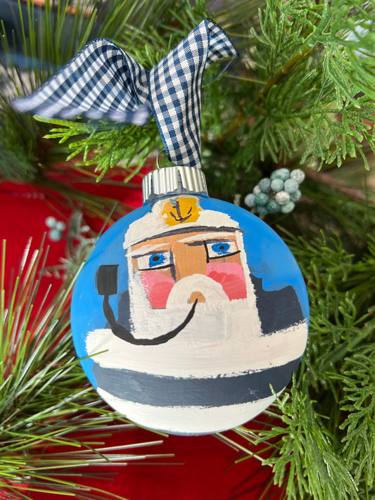 Sea Folk Painted Ornament