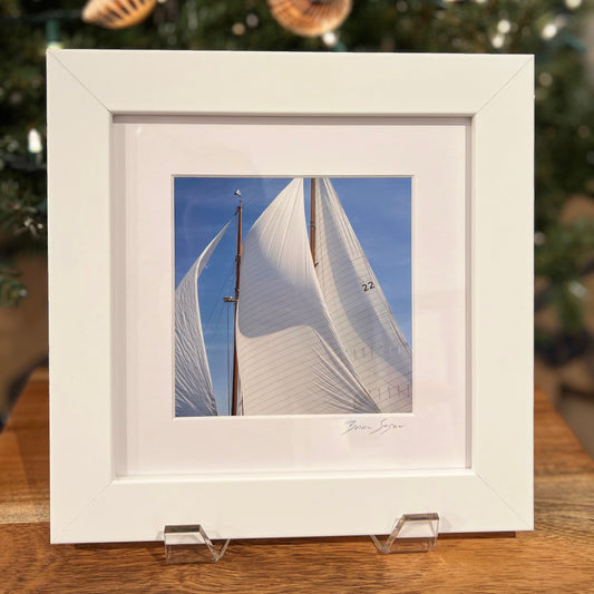 Juno Sail Detail: Framed Print