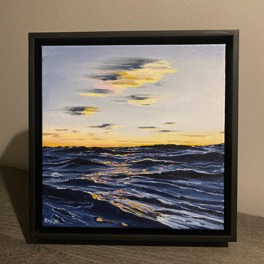 Over the Break: Original Oil on Canvas