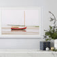 Red Row Boat no. 7690: Framed 20x30” Fine Art Photograph