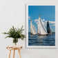 Newport Yacht Regatta, No. 4396: Framed 24x16" Fine Art Photograph
