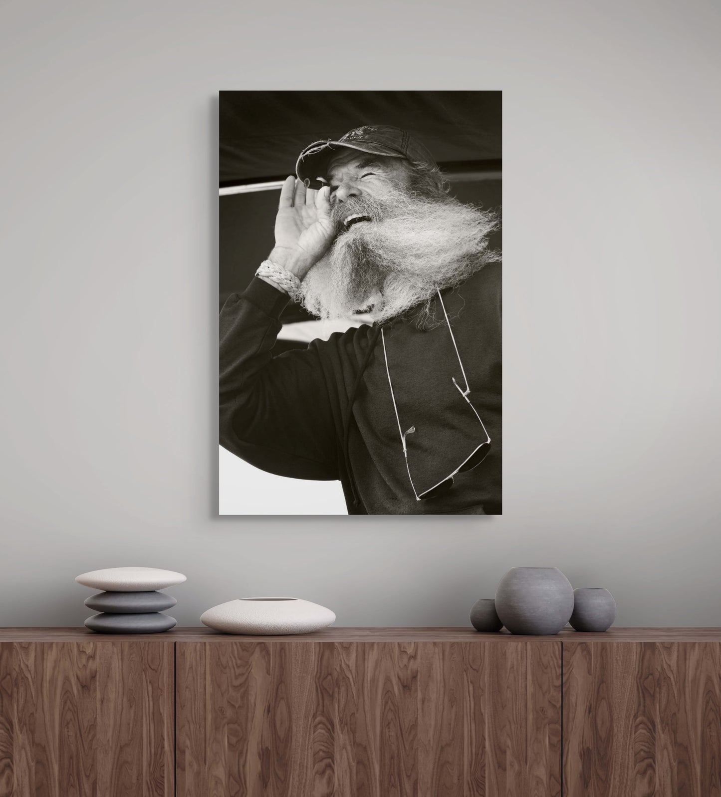 Tim & the Telescope: 12x8" Metal Print
